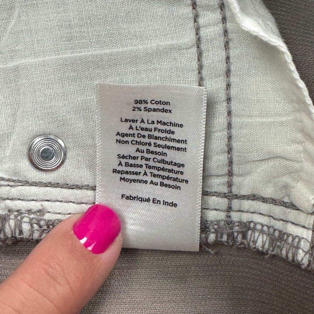 Talbots Flawless Five-Pocket Corduroy Pants Taupe Brown Straight Curvy 16 Petite - Picture 9 of 12
